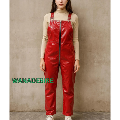 Custom pvc overalls - overalls:, shiny