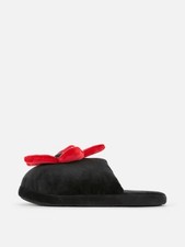 BNWT Primark x Stranger Things Demogorgon Black Red Mule Slippers Shoe Size 5-6
