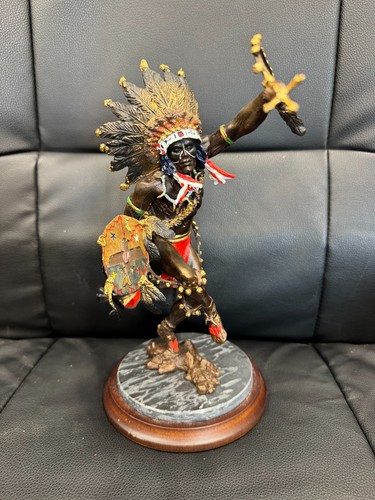 Franklin mint painted - painted, bronze