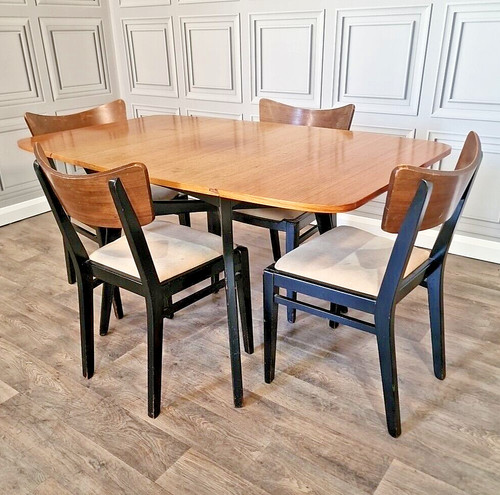 Vintage table chairs g - &, plan