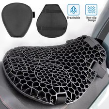 Motorcycle Gel Seat Cushion Motor Seat Pad 3D Honeycomb Seat Pad for Long Rides