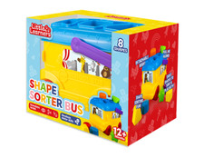 Little Learners Shape Sorter Bus Storage 8 Shapes 12+ Months Children Gift Idea