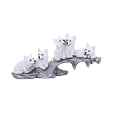 Wolf Figure Statue Winter