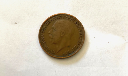 1927 king george - king, penny