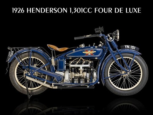1926 henderson 301cc four - 1,301cc, de