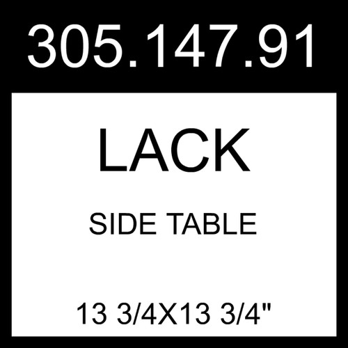 Ikea lack side table white - lack,