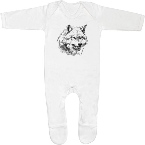 Growling wolf baby - ',