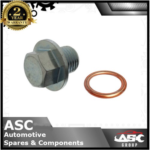 Oil sump drain plug bung - oil, with