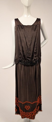 Edwardian teens brown silk - teens,