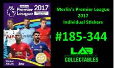 Merlin's Premier League 2017 Individual Stickers #185-344 Complete Your Album