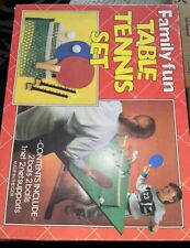 Vintage 1970s Table Tennis Set Original Box Ping Pong Bats Balls Nets Brand New 