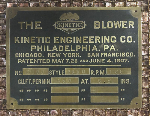 C1930 machine property tag - property,