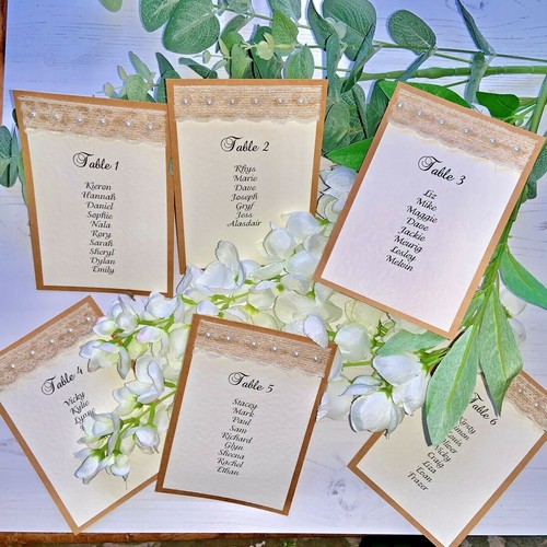 Wedding seating plan cards - wedding,