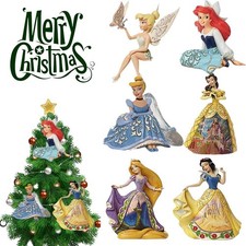 Delightful Cinderella Snow White Ariel Belle Rapunzel Acrylic Pendant Ornaments