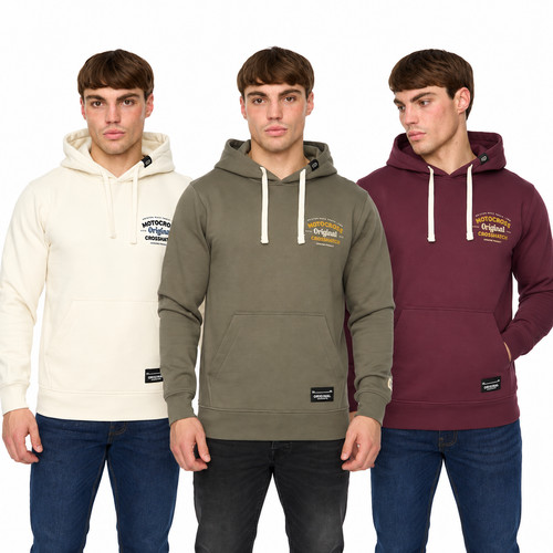 Crosshatch mens hoodie - crosshatch,
