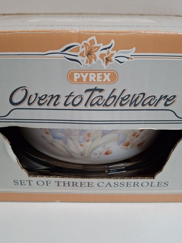 Vintage pyrex england blue - england,