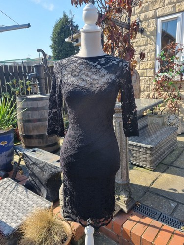 Vestry black lace lined - vestry,