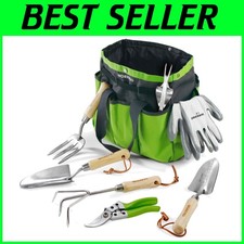 Heavy Duty Gardening Kit with Wooden Handle