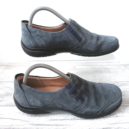Hotter ladies suede shoes - shoes, navy