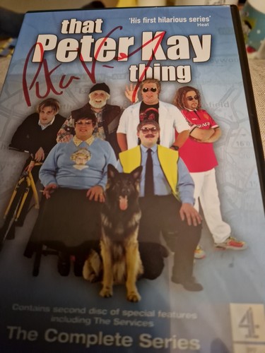 Peter kay signed merchandise - kay,