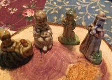 Vintage Wade Whimsies Red Rose