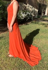 2014 Red Evening Dress With