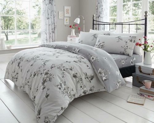 Grey duvet set - grey,
