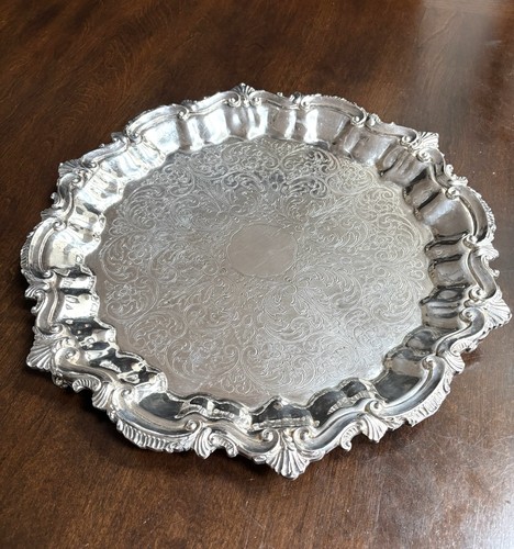Vintage sbep silverplate round - sbep,