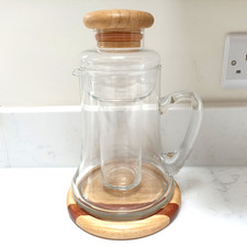 Vintage Glass Cooler Pitcher