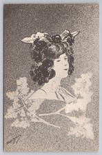 Art Nouveau Glamour Woman