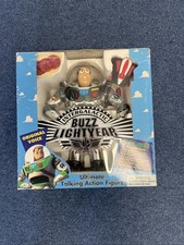 Thinkway Intergalactic Silver Buzz Lightyear 1995  12” Ultimate Talking Figure 