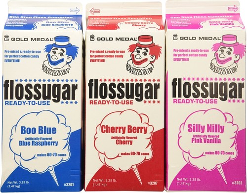 Cotton candy floss sugar blue - floss, sugar-blue