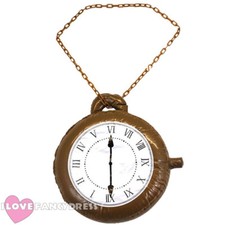 JUMBO CLOCK MEDALLION NECKLACE