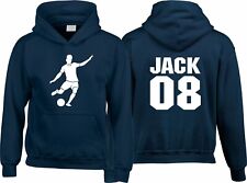 Personalised Footballer Hoodie Game Day Hoody Gift Sports Football Coach Jumper