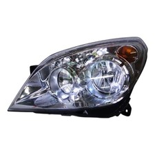 Headlamp LH Passenger Chrome Astra H Facelift 93190067