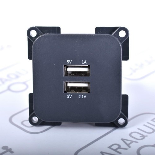 Line twin usb - socket, outlet