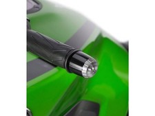 Puig Black Thruster Bar Ends and Silver Caps Yamaha YZF R6 2006-2016
