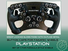 Outlined Gloss Fanatec Button