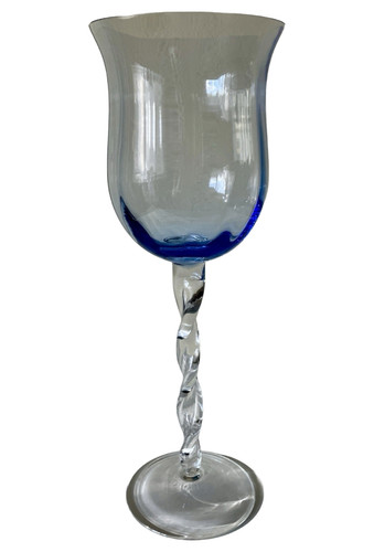 Blue tinted tall - tinted, glass