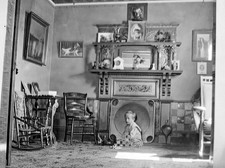 ANTIQUE GLASS PLATE NEGATIVE