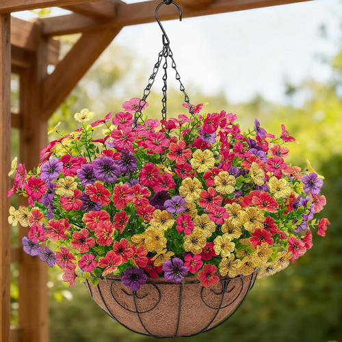 Artificial hanging flowers - artificial,