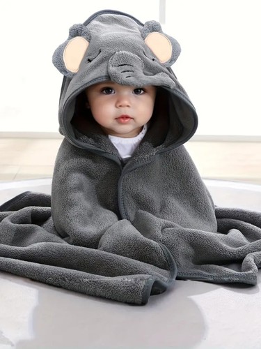 Toddler baby hooded cartoon - baby,