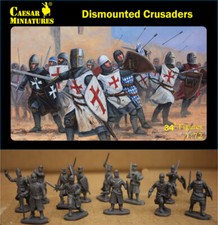 CAESAR MINIATURES 1/72 -H86 Medieval Dismounted Crusaders - MEDIEVAL WARS