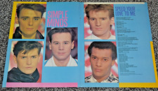SIMPLE MINDS band large A3