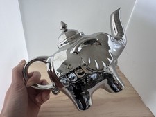 Silver elephant teapot