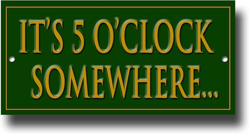 Clock somewhere - o'clock, somewhere!