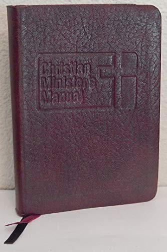 Christian minister manual - christian,