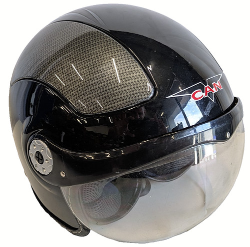 Can gloss black helmet size - black,