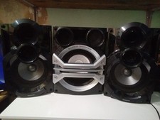Pair of Panasonic SB-AKX38 Speakers & One Panasonic SB-AKX78 Subwoofer Black