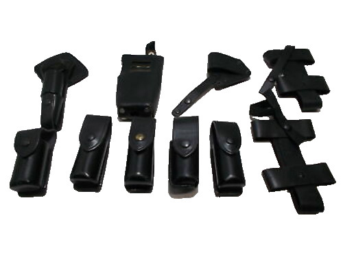 Leather pouches baton - baton, water